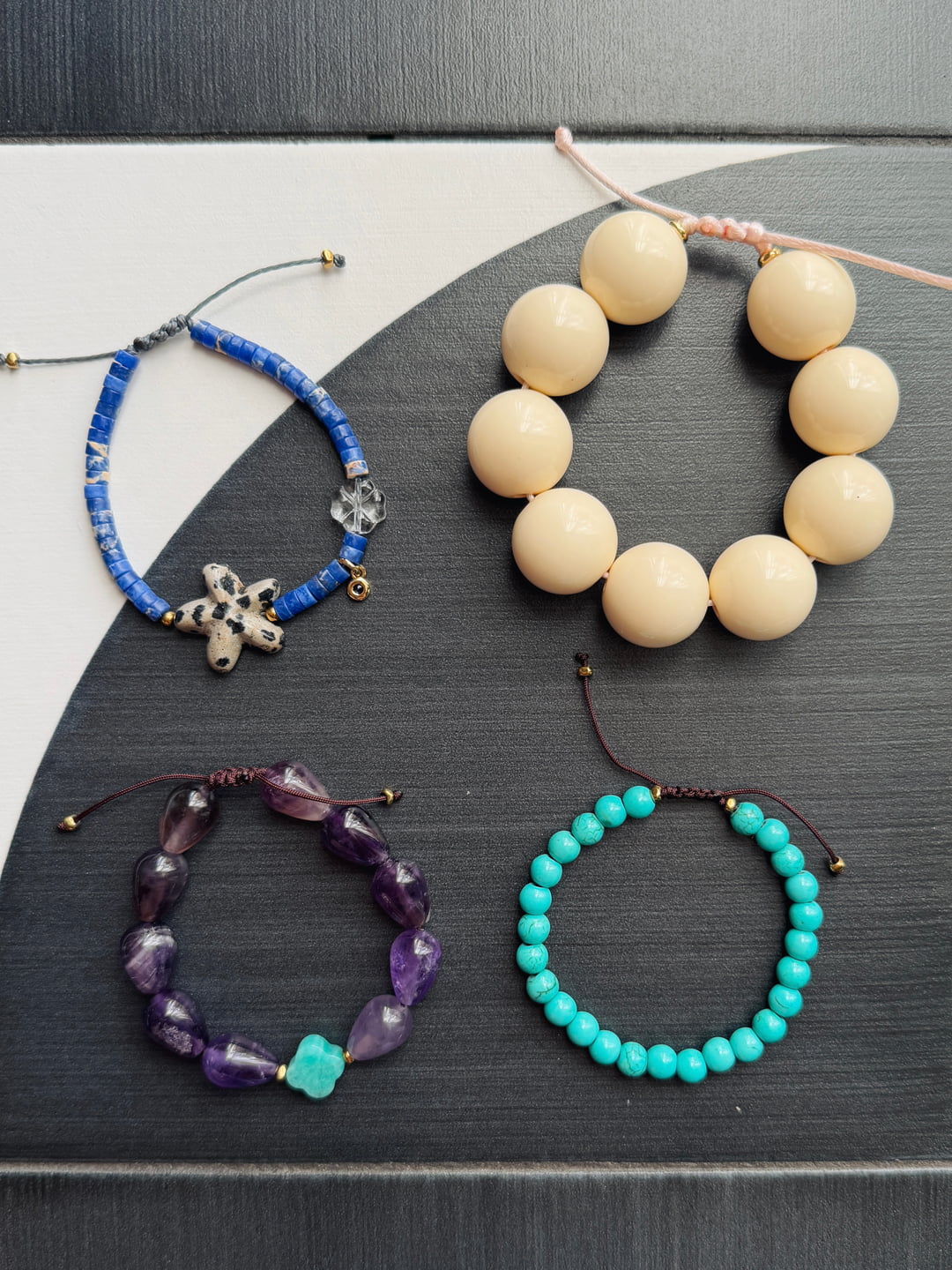 Gemstone Bracelet Set No. 10