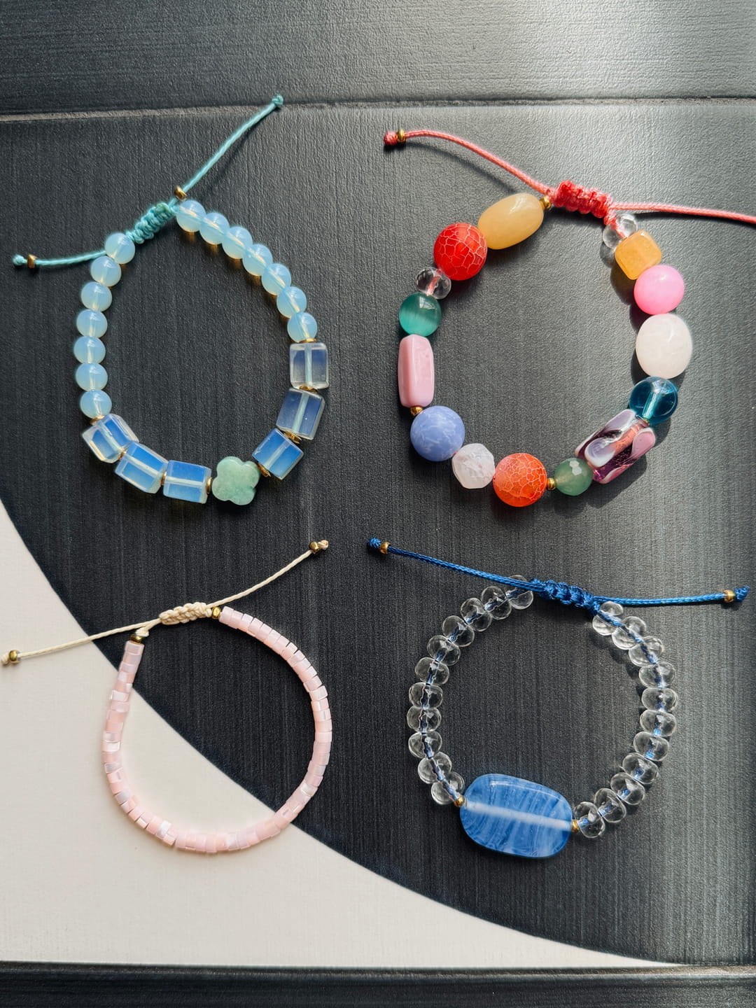 Gemstone Bracelet Set No. 17
