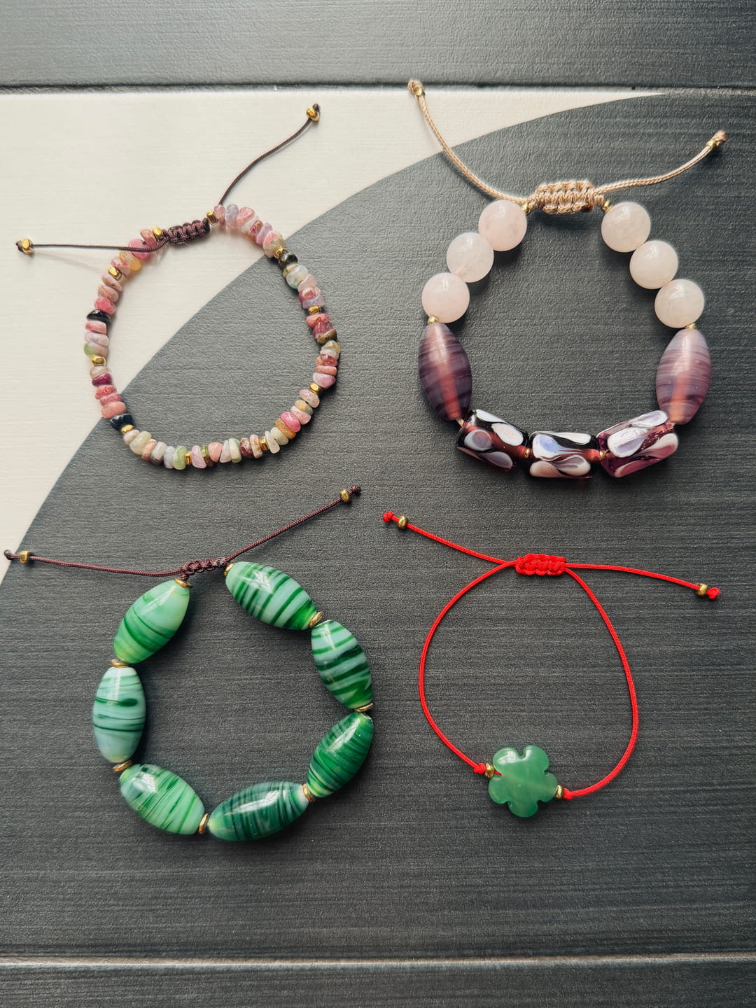 Gemstone Bracelet Set No. 21