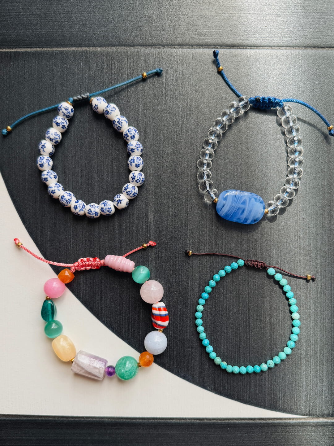 Gemstone Bracelet Set No. 19