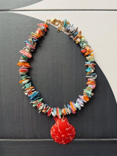 Short Spiral Shell Necklace